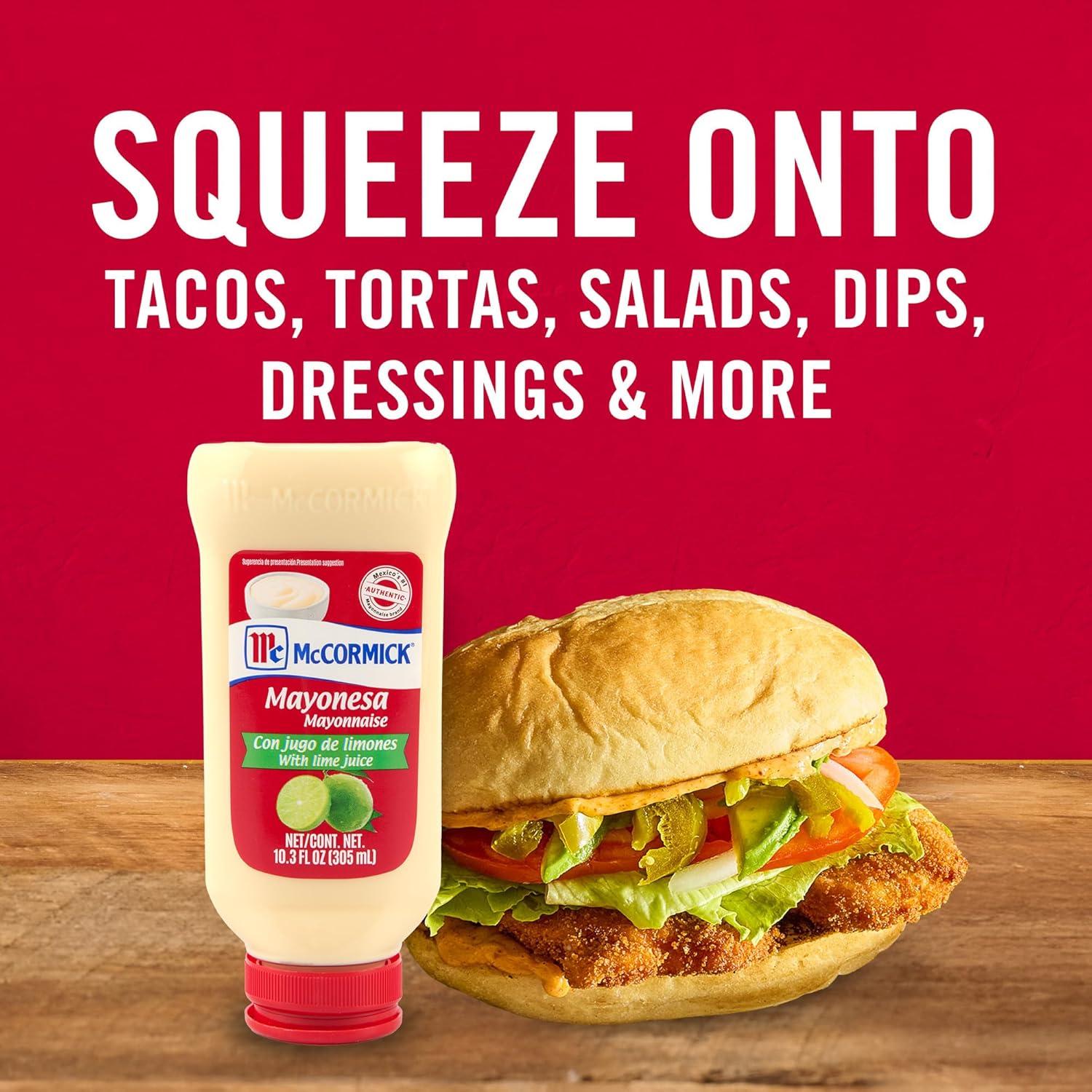 Mayonesa McCormick con Jugo de Lima 304.5 ml - Sabor Único