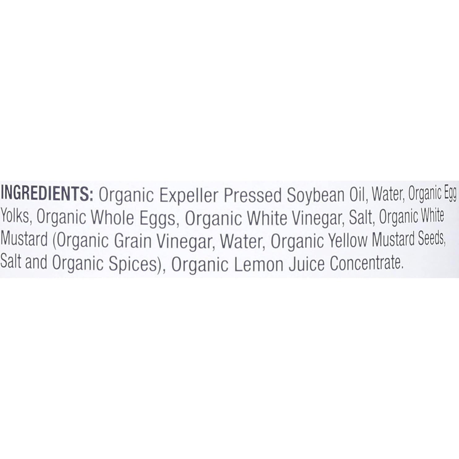 Mayonesa Orgánica Hecho Con 453g - 16oz