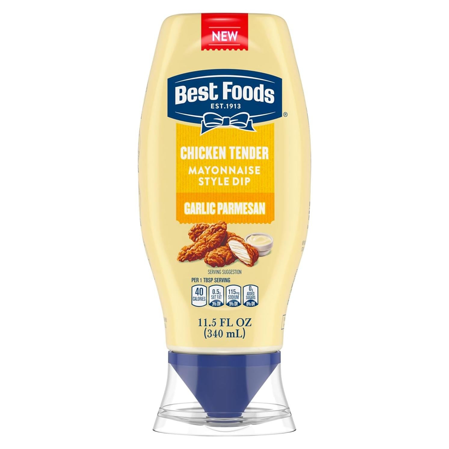 Dip Estilo Mayonesa de Pollo Tierno con Ajo y Parmesano 340g