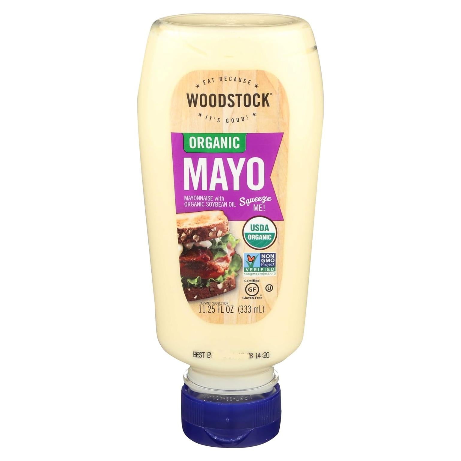 Mayonesa Orgánica Woodstock Squeeze 318 g