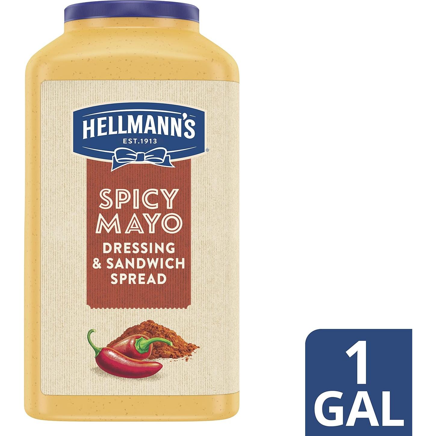 Mayonesa Picante Hellmann's 3.63 kg - Sin Gluten y Vegetariana