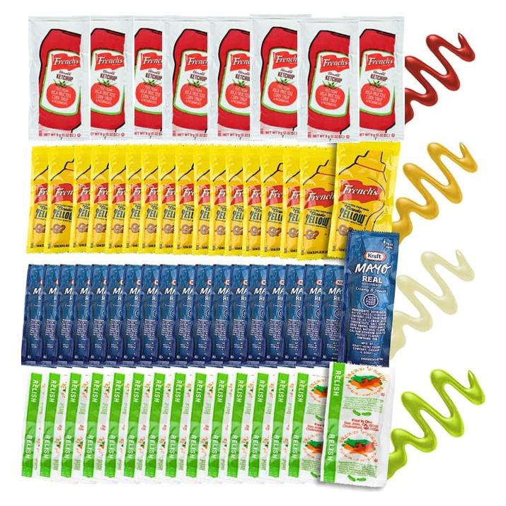 Paquete de Condimentos Grab-n-Go Savor Goods - 200 Bolsas