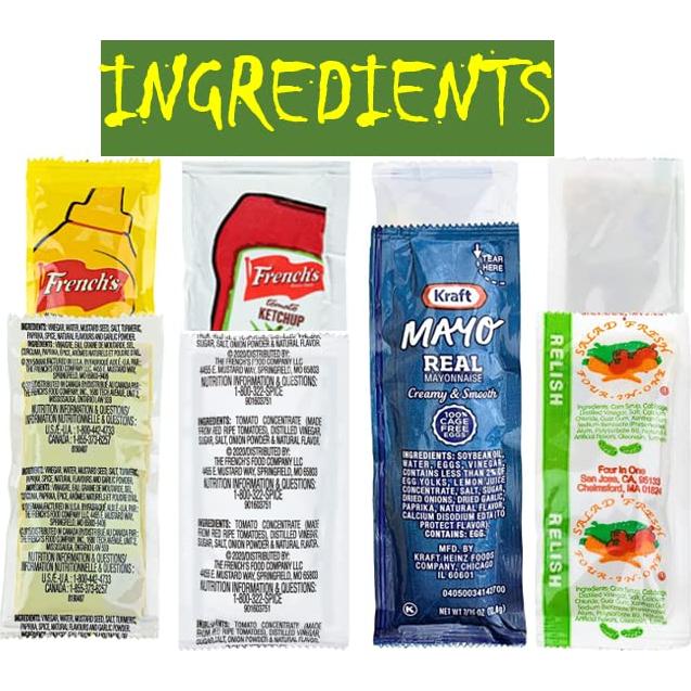 Paquete de Condimentos Grab-n-Go Savor Goods - 200 Bolsas