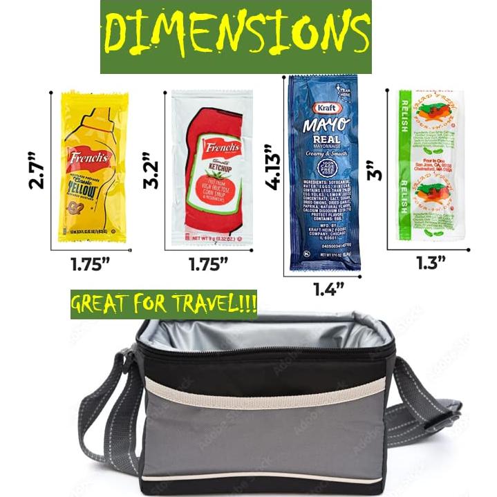 Paquete de Condimentos Grab-n-Go Savor Goods - 200 Bolsas