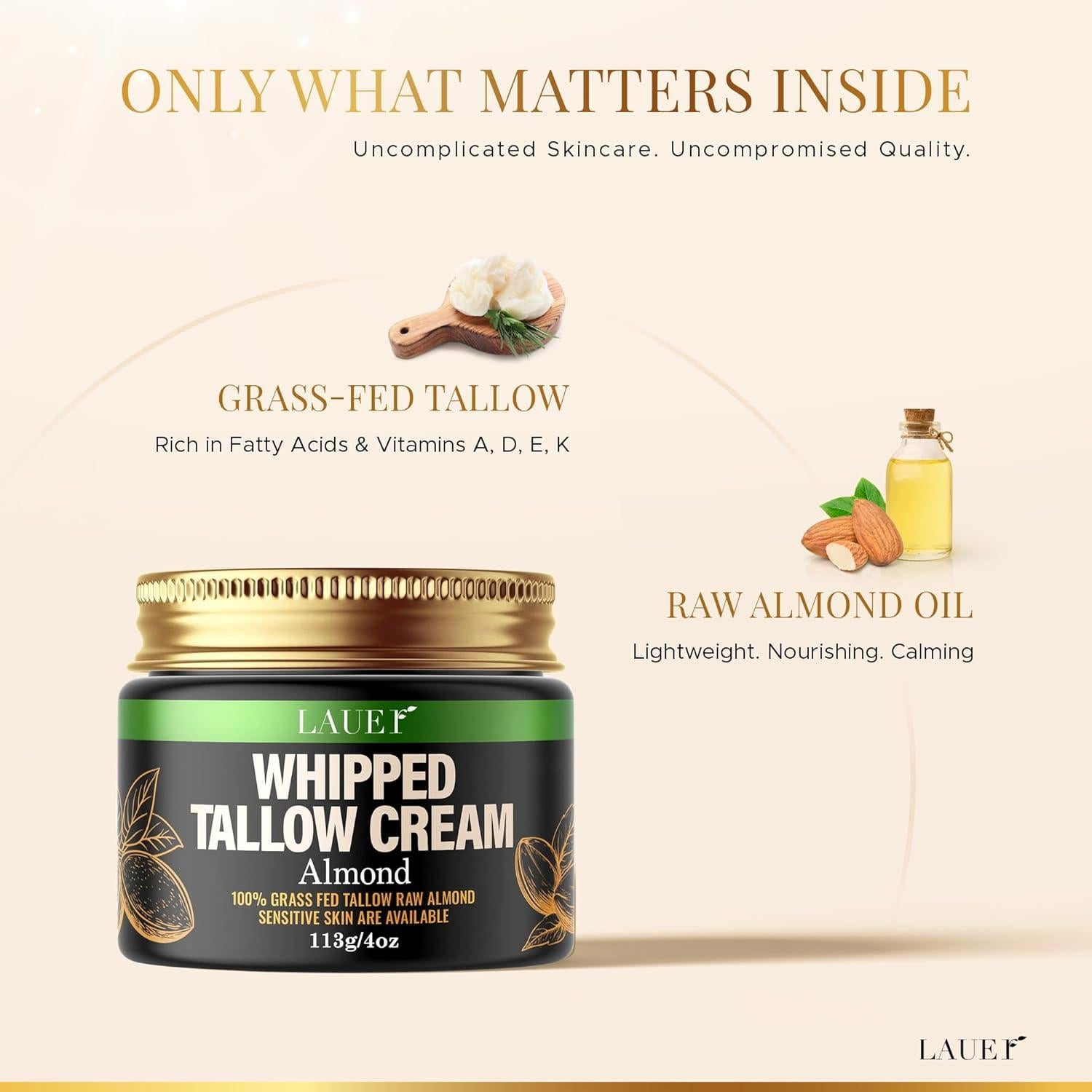 Crema Hidratante de Sebo Batido LAUER 113g - Piel Sensible