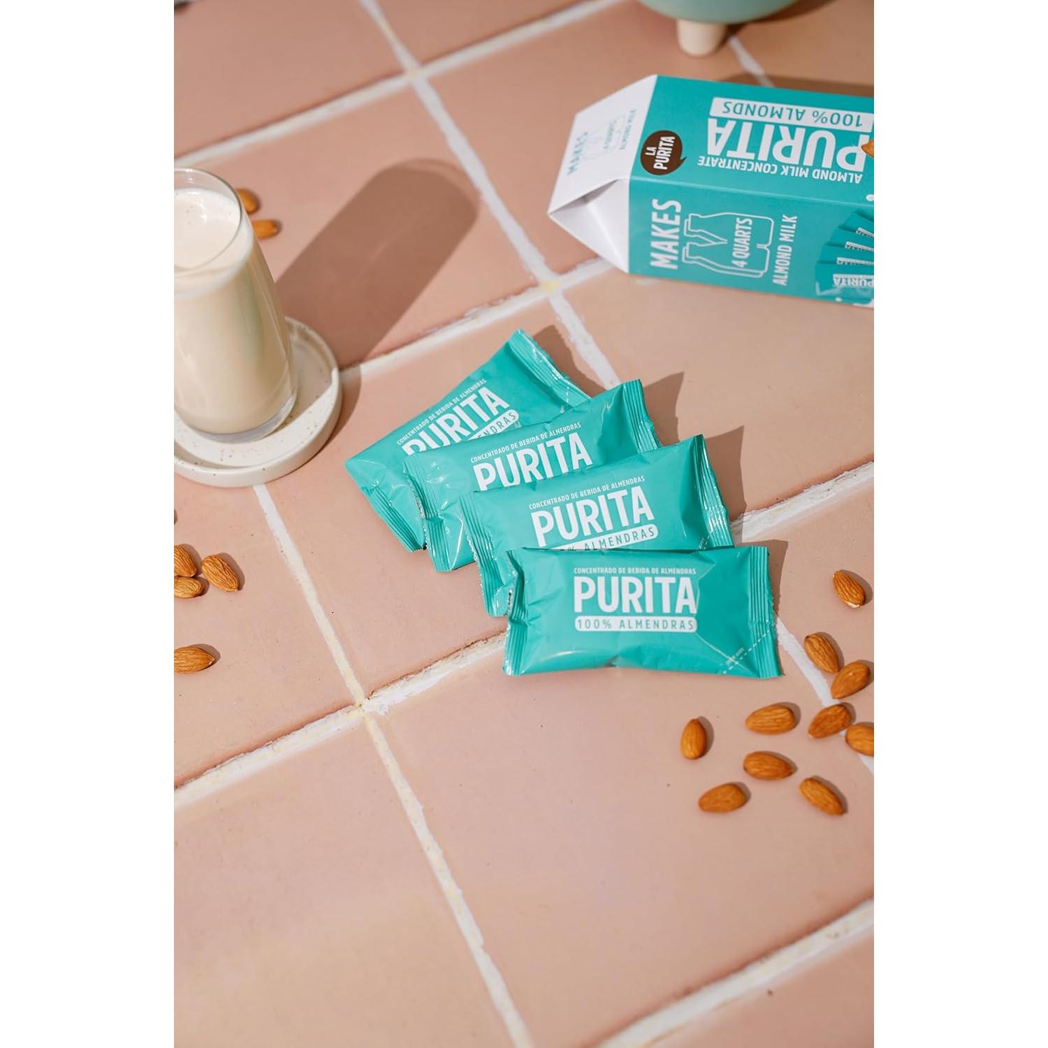Leche de Almendra Concentrada La Purita 3.78L Vegana Sin Azúcar
