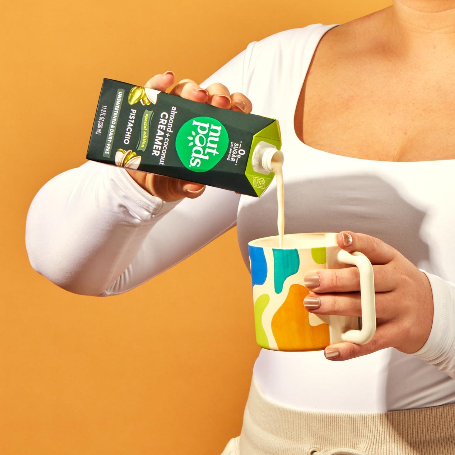 Crema de Pistacho Sin Azúcar nutpods 993.5 ml Vegana Keto