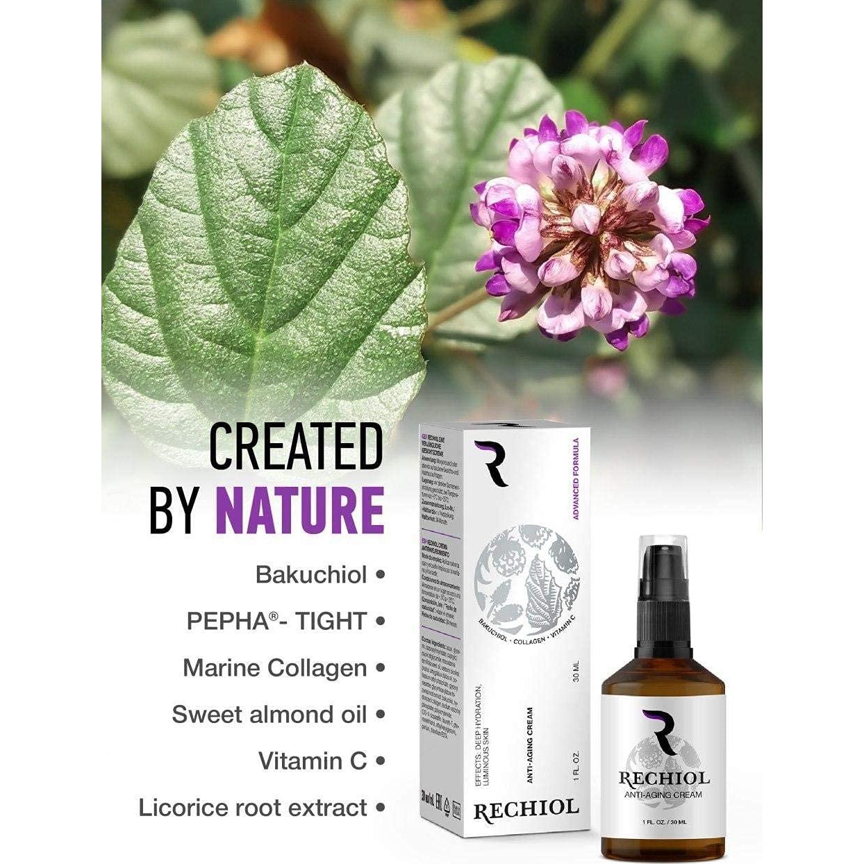 Suero Anti-Envejecimiento Rechiol Hendel 30ml - Bakuchiol y Vitamina C