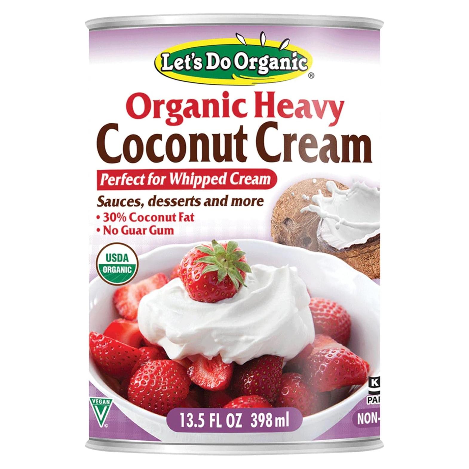 Crema de Coco Pesada Orgánica Hagamos 400 ml Vegana