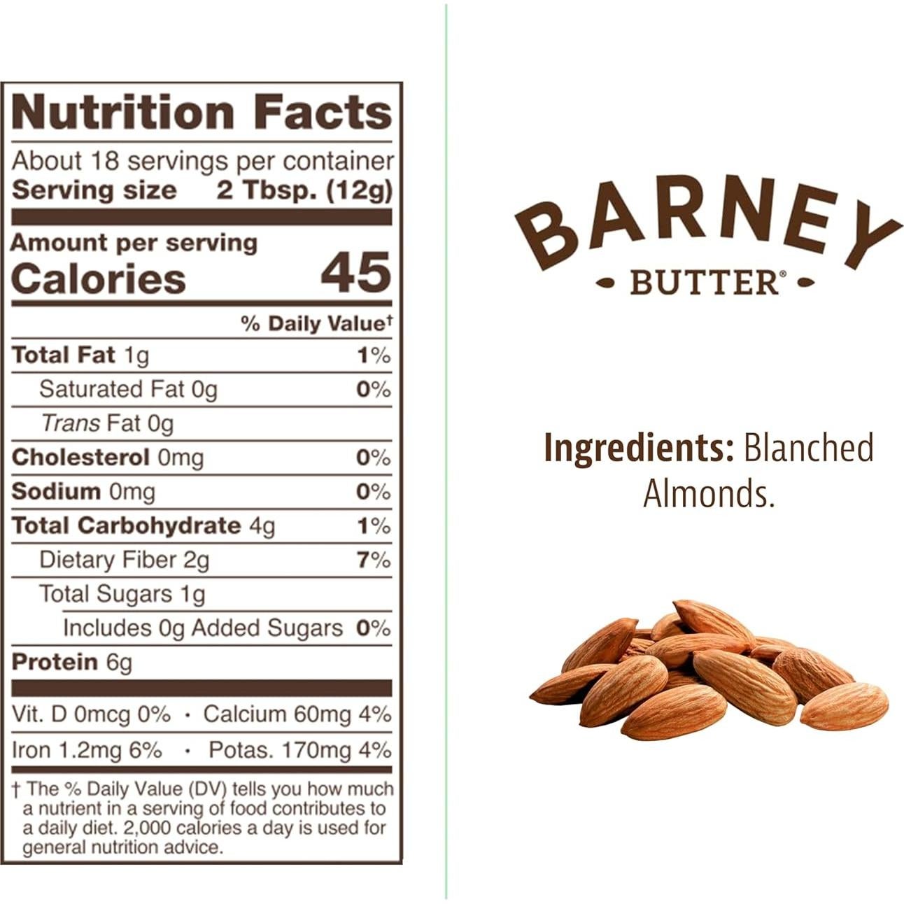 Mantequilla de Almendra en Polvo Barney 227g Sin Azúcar