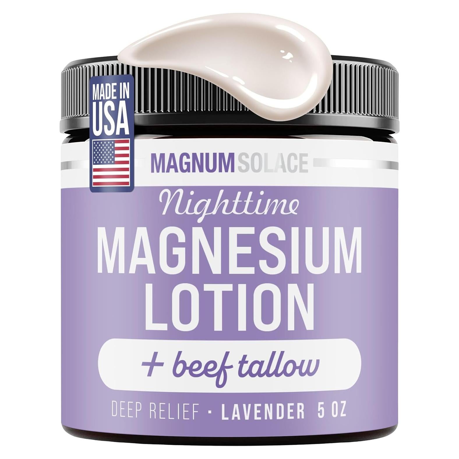 Loción Calmante de Magnesio y Sebo de Res 140g - Magnum Solace