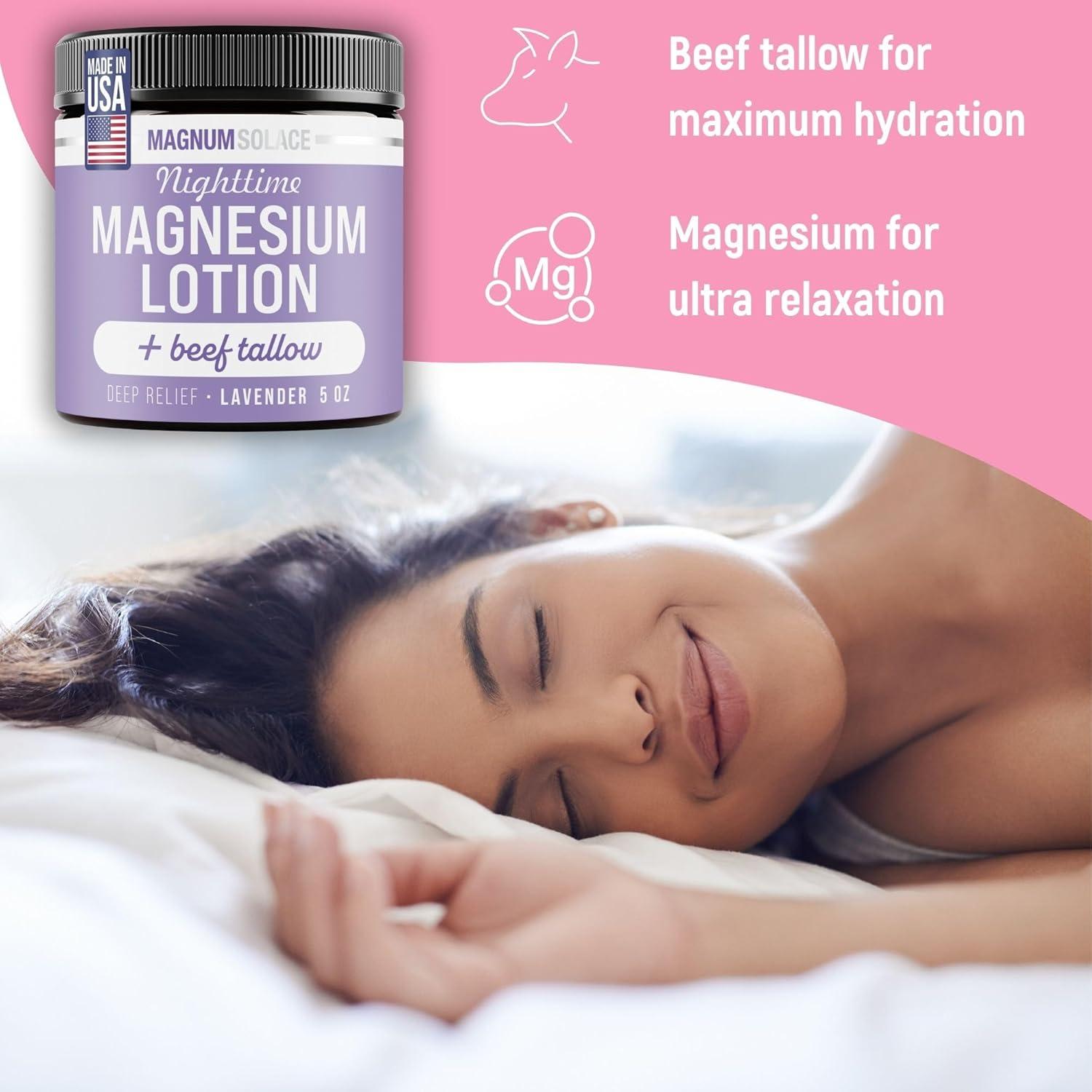 Loción Calmante de Magnesio y Sebo de Res 140g - Magnum Solace