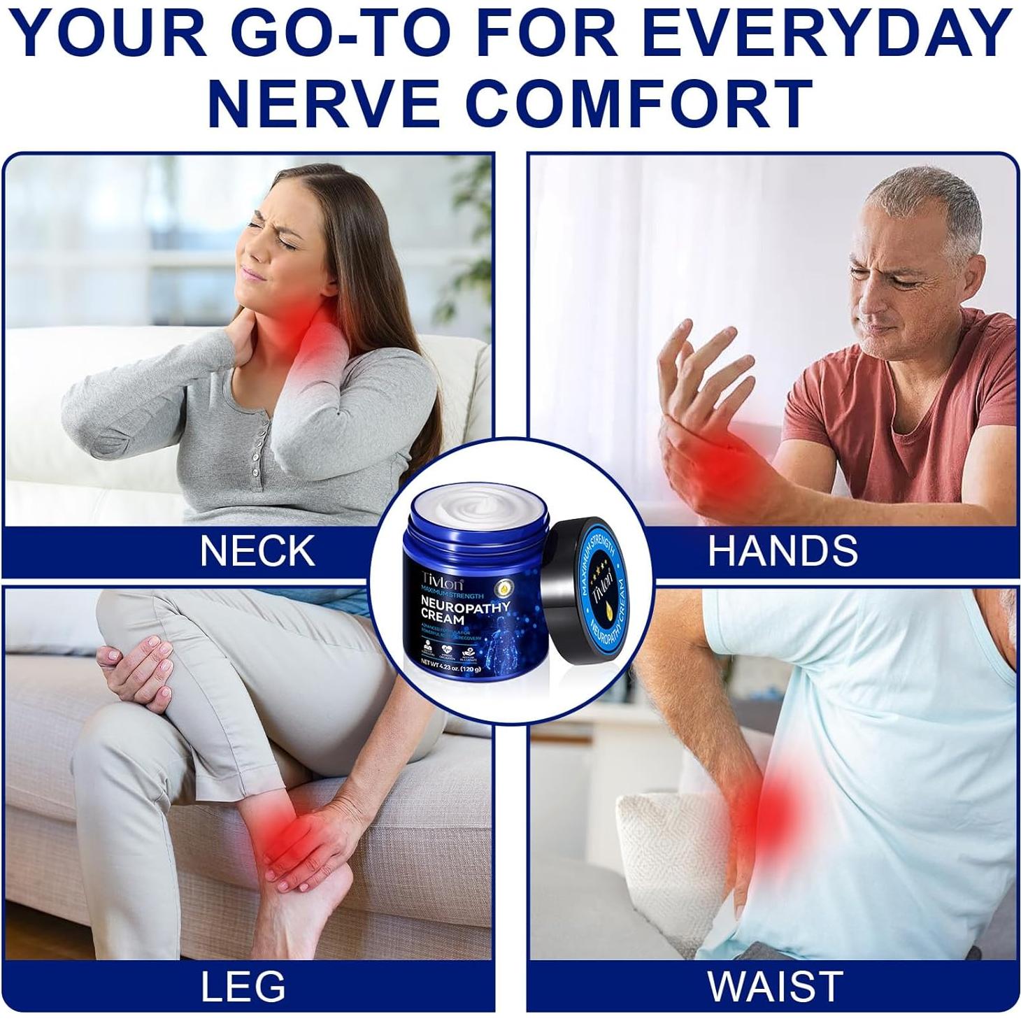 Crema Calmante para Pies y Manos - Alivio Nervioso 120g