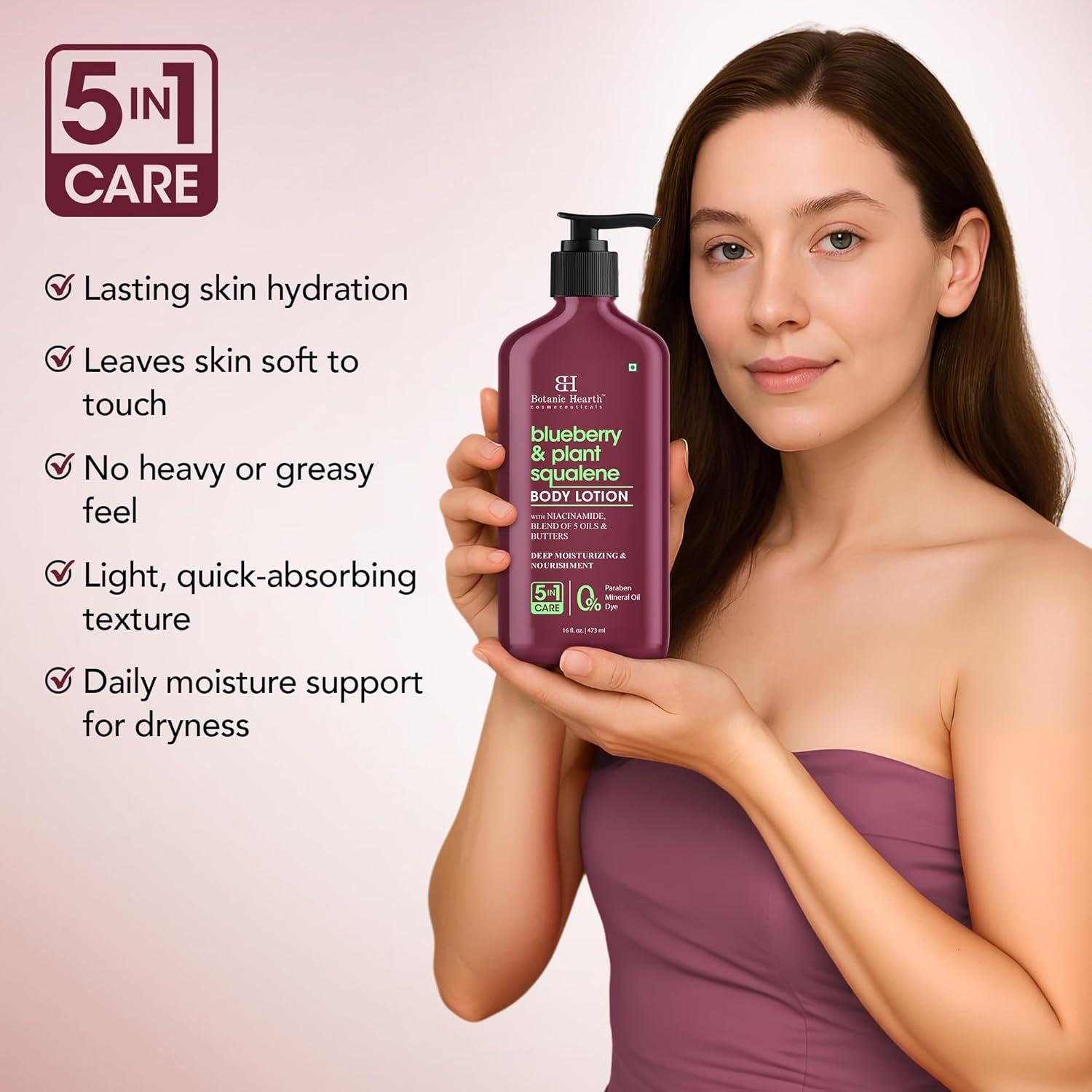 Loción Corporal Botanic Hearth Arándano y Escualeno 473 ml