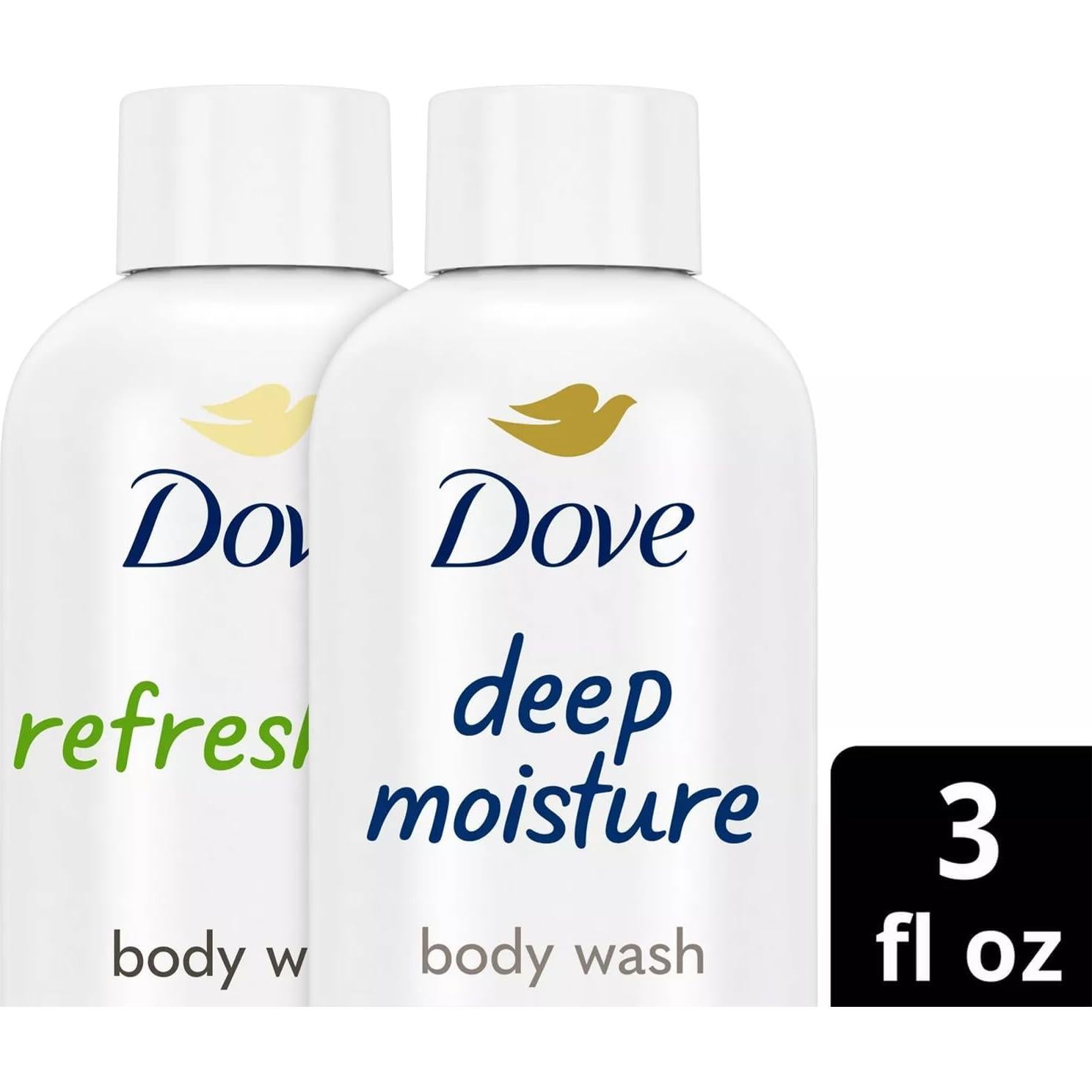 Dove Gel de Ducha Hidratante Profundo y Pepino Refrescante 2-Pack