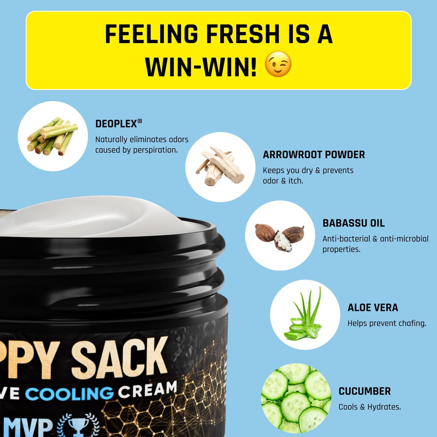 Crema Enfriadora Derm Dude Happy Sack 56.7g - Desodorante para Pelotas