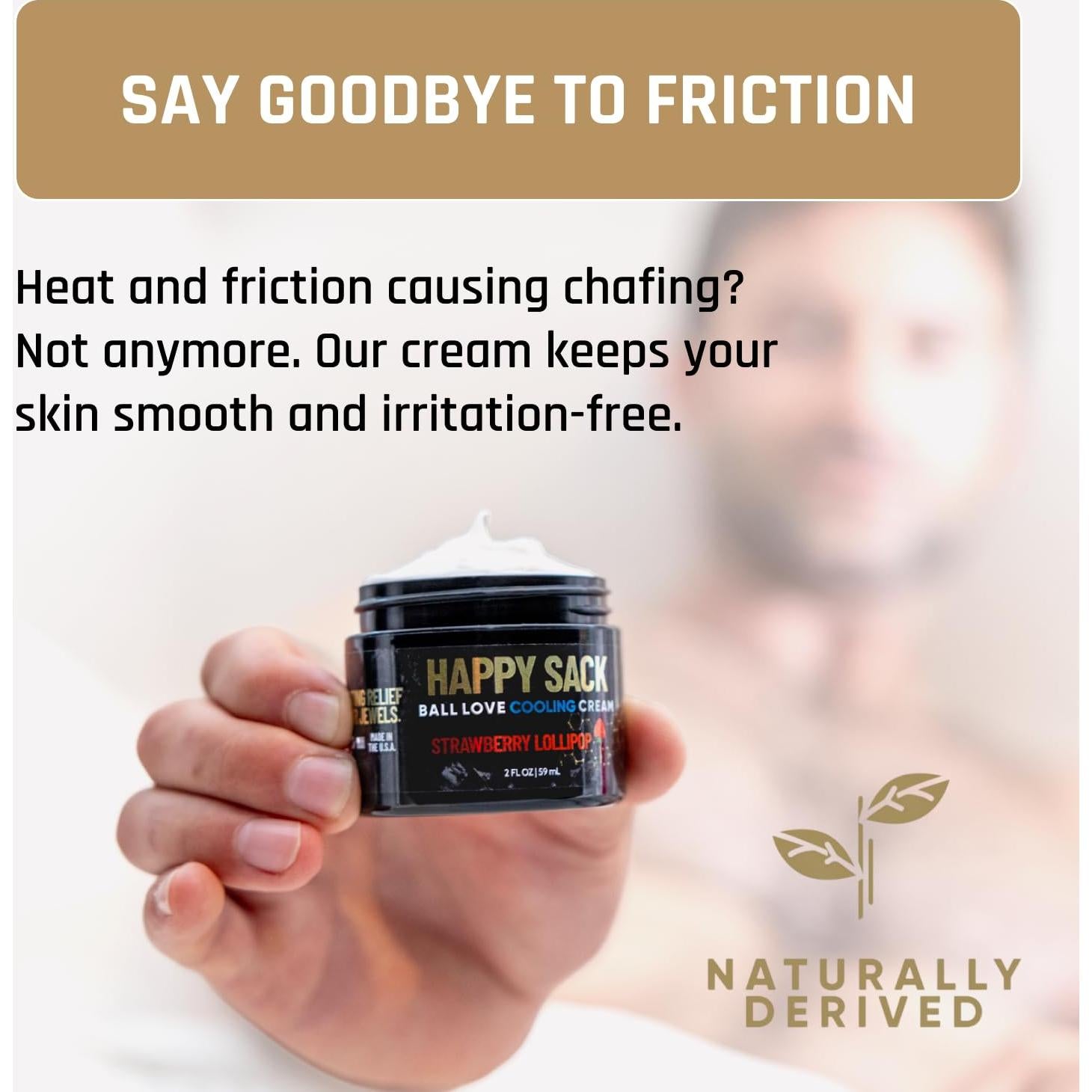 Crema Enfriadora Derm Dude Happy Sack 56.7g - Desodorante para Pelotas