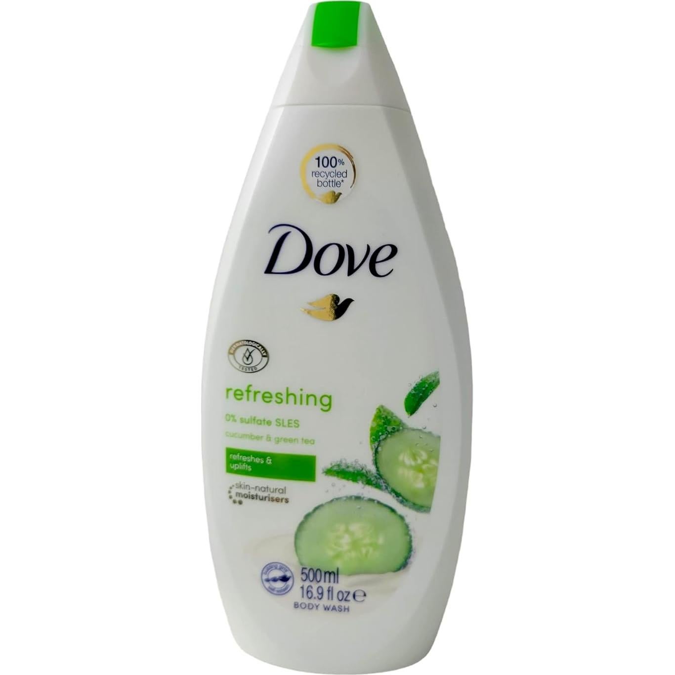 Gel de Ducha Dove Nutritivo 500ml Pepino y Té Verde