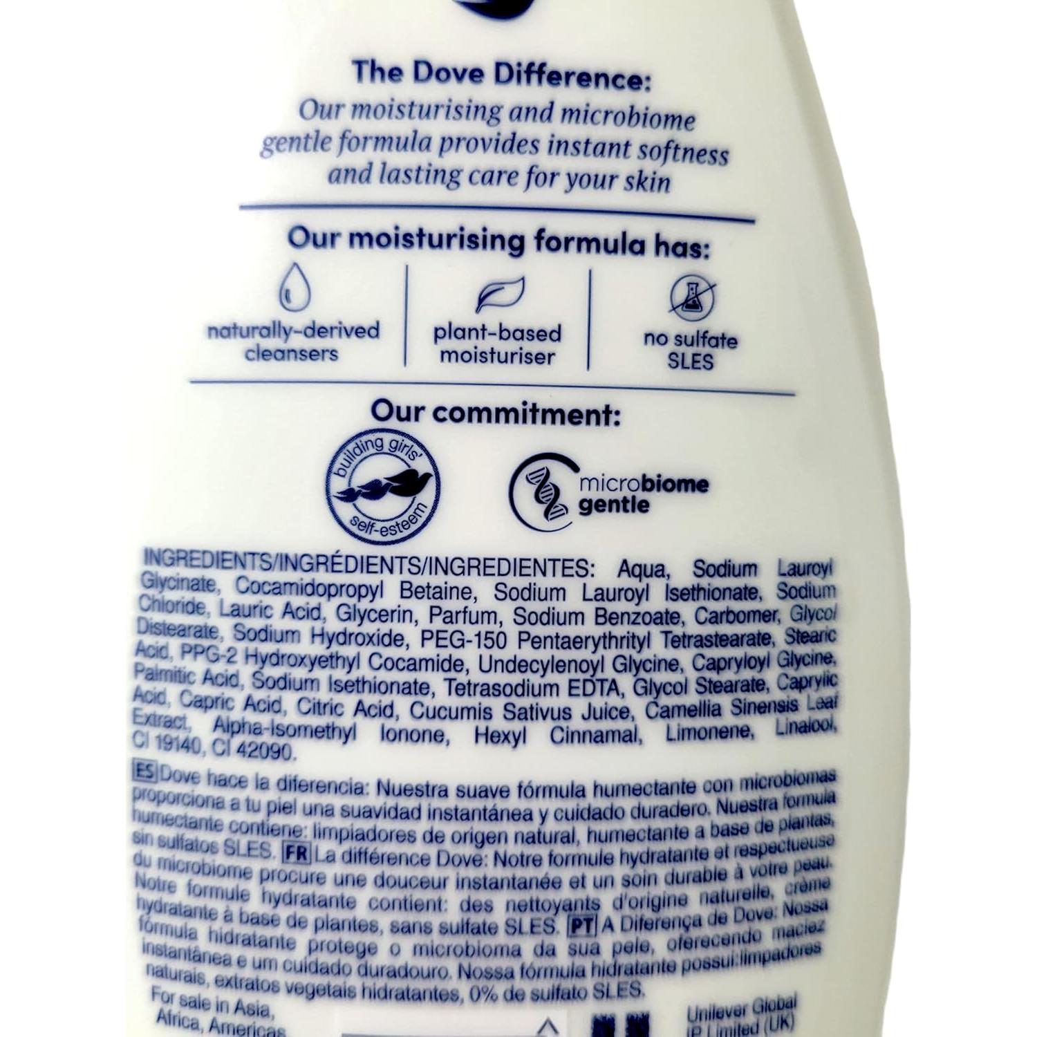 Gel de Ducha Dove Nutritivo 500ml Pepino y Té Verde