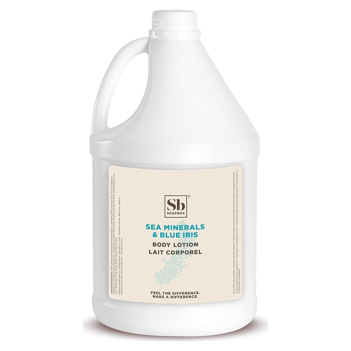 Recarga de Loción Corporal Soapbox 3.99kg Minerales del Mar