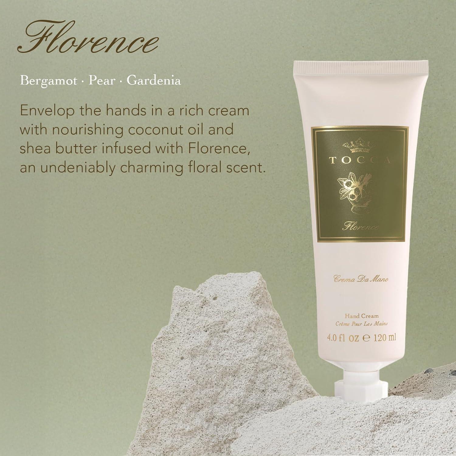 Crema de Mano Tocca Florencia 113.4 g - Hidratante Bergamota Gardenia