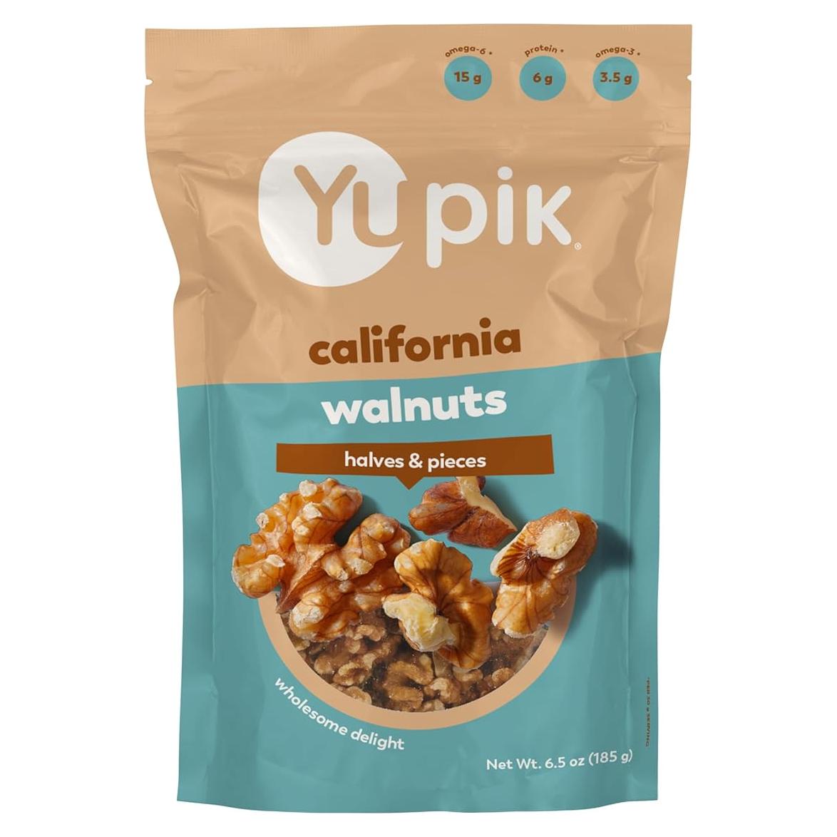 Nueces Crudas Yupik 185 g Sin Gluten y Kosher - Snacks Saludables