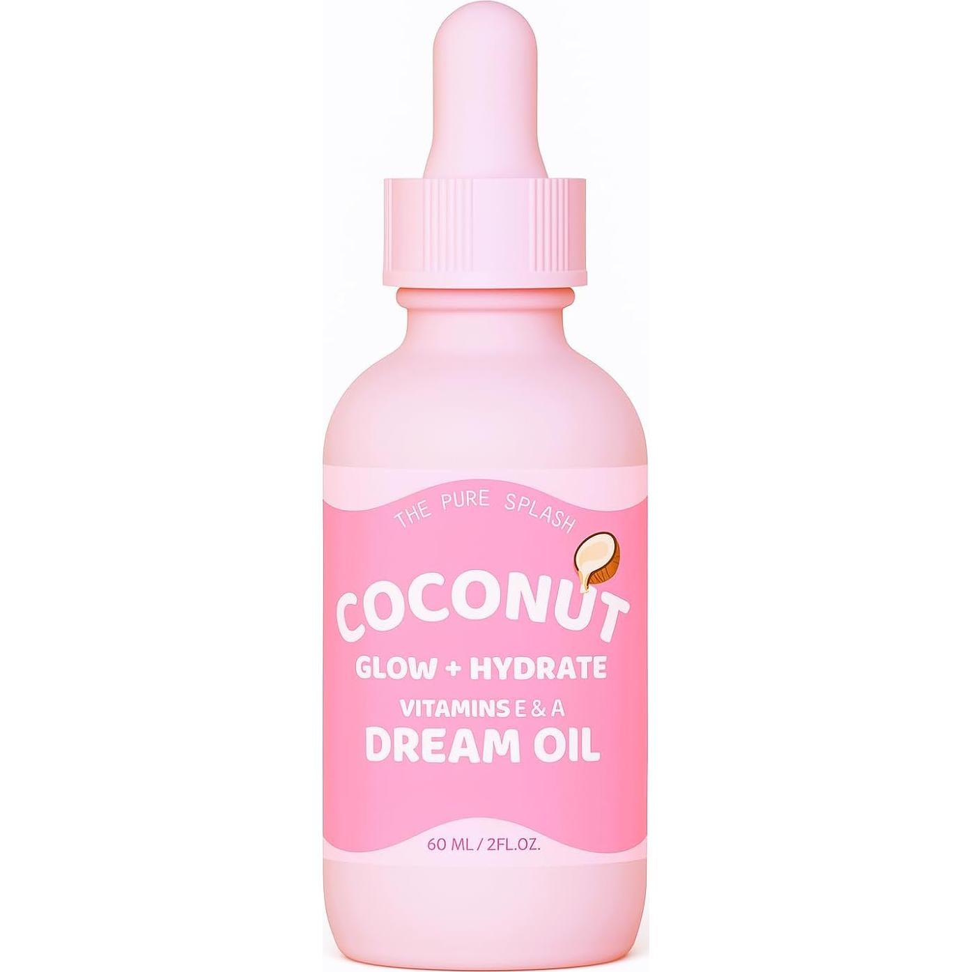 Aceite Hidratante de Coco The Pure Splash 59 ml - Brillo y Suavidad