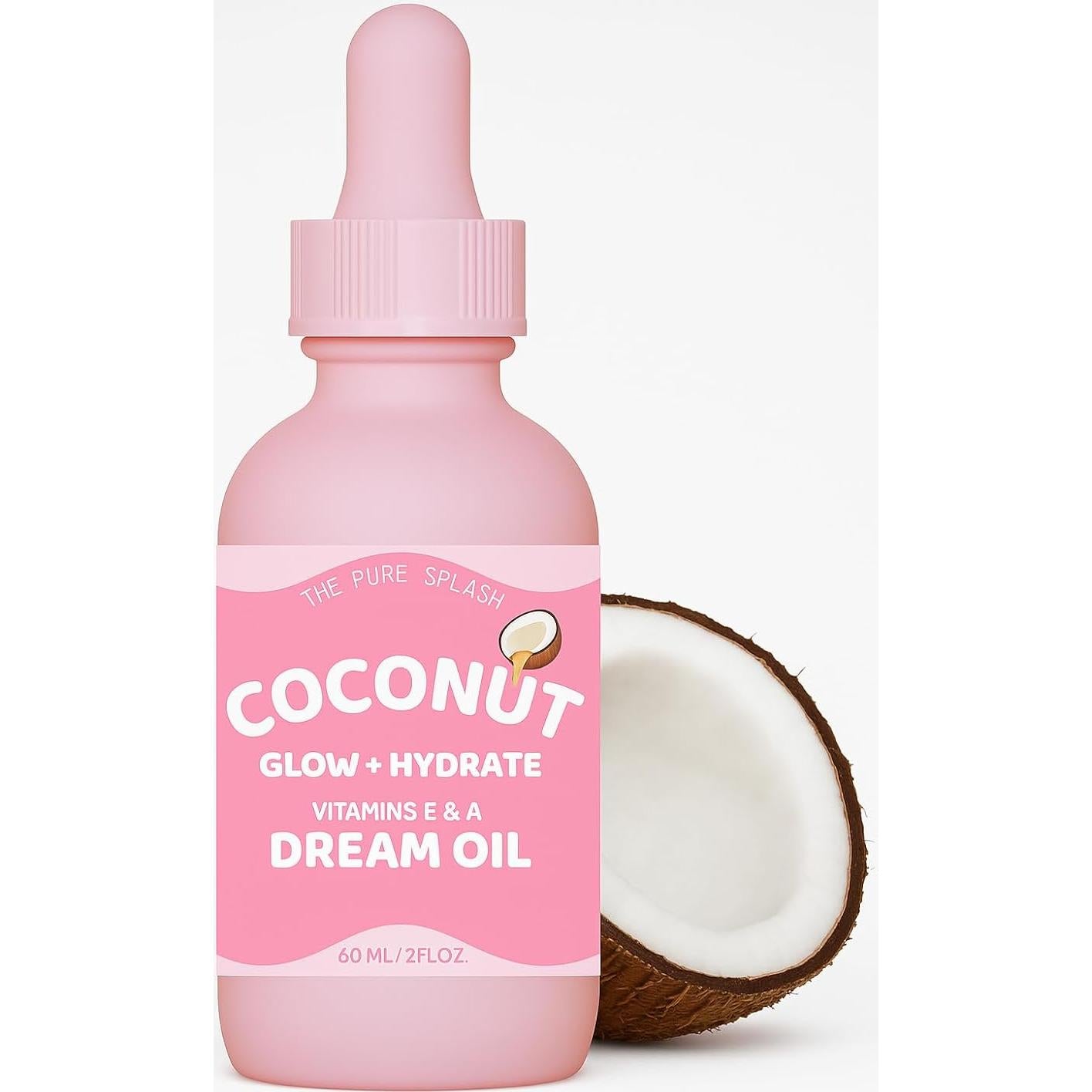 Aceite Hidratante de Coco The Pure Splash 59 ml - Brillo y Suavidad