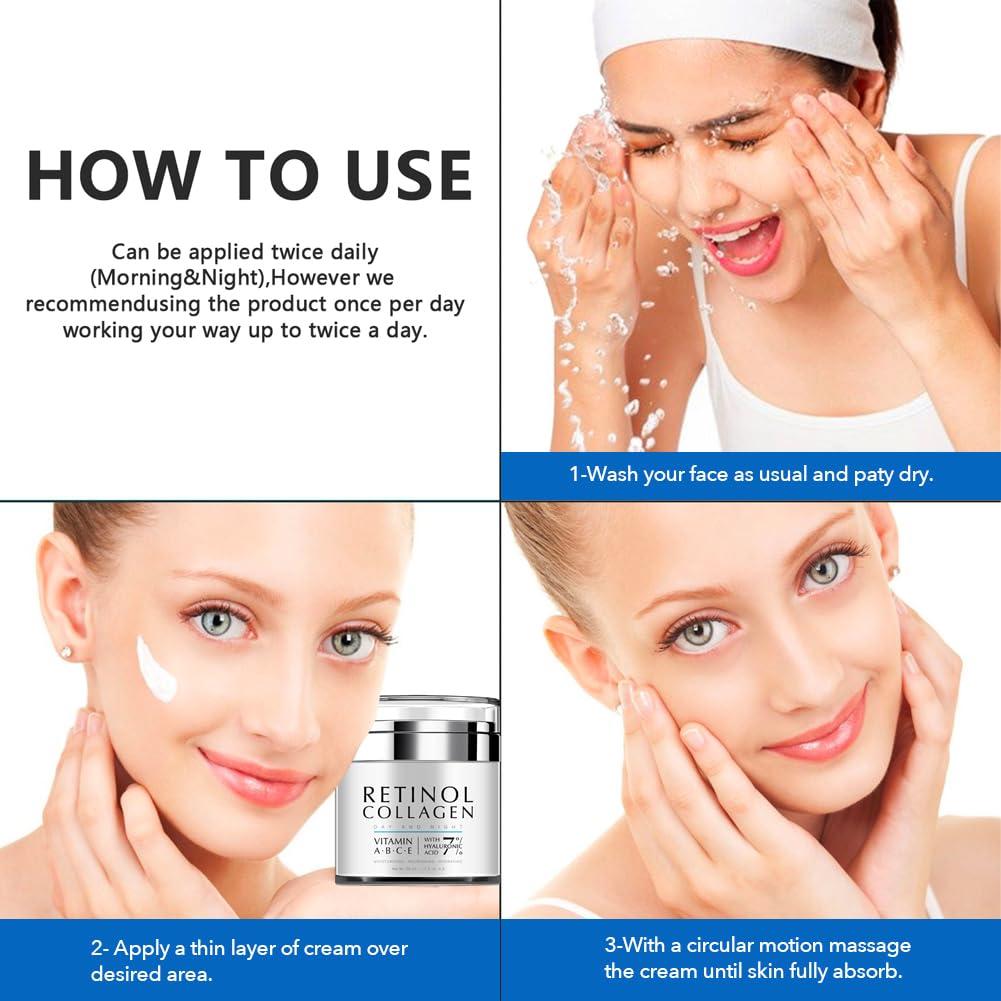 Crema Hidratante Nocturna EnaSkin con Retinol y Colágeno 48g