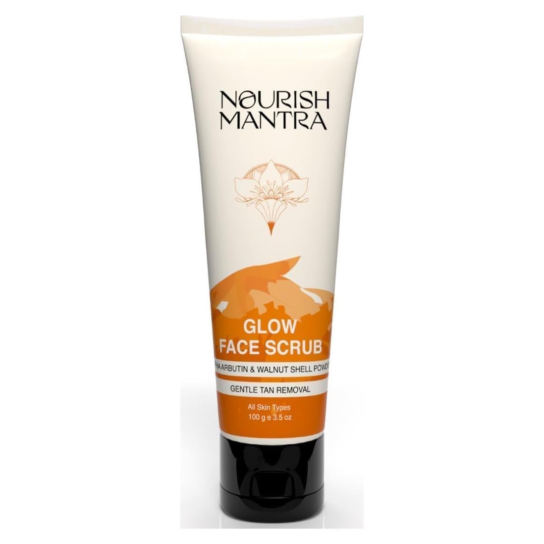 Exfoliante Facial Nourish Mantra Glow 100 ml | Elimina Bronceado y Mejora Tono de Piel