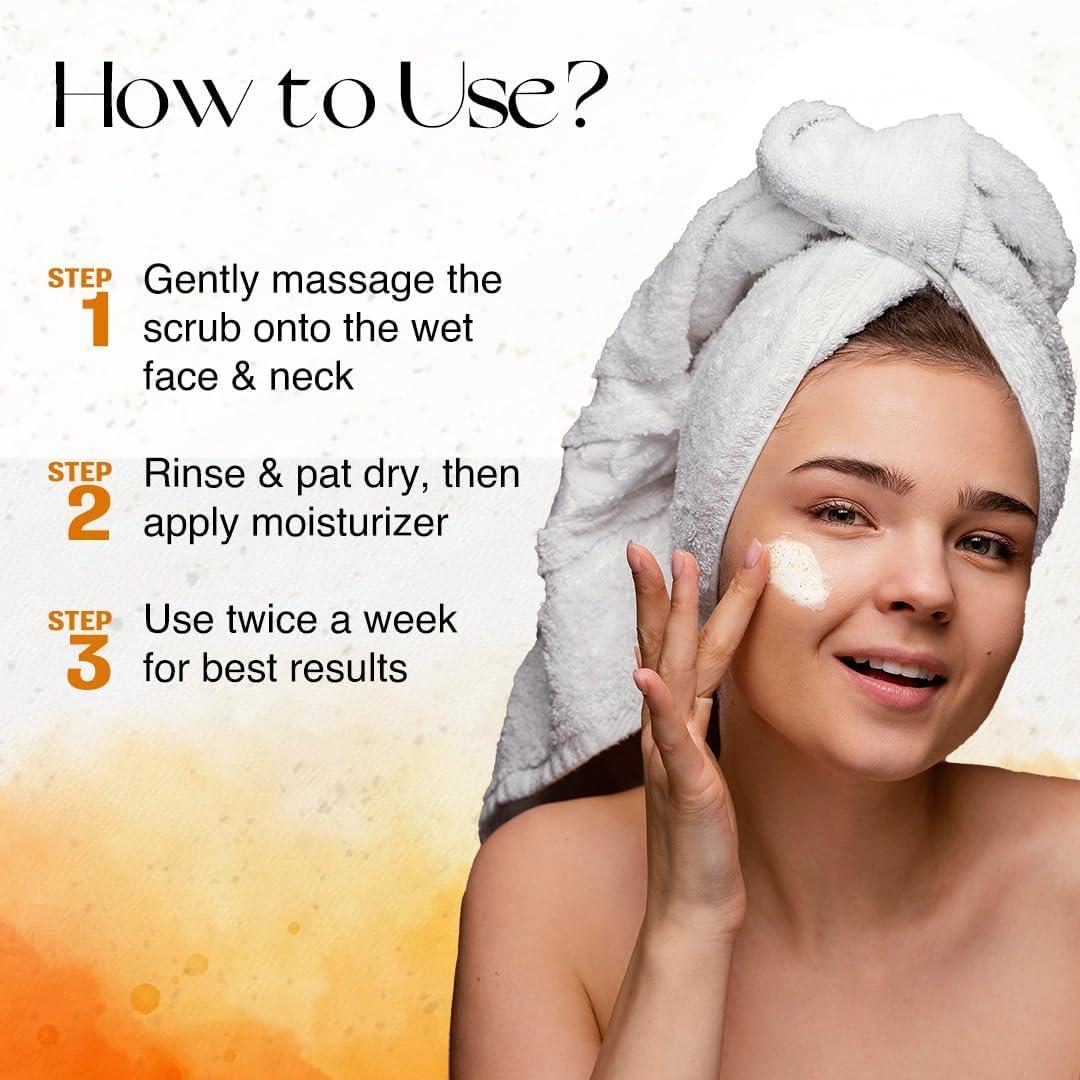 Exfoliante Facial Nourish Mantra Glow 100 ml | Elimina Bronceado y Mejora Tono de Piel