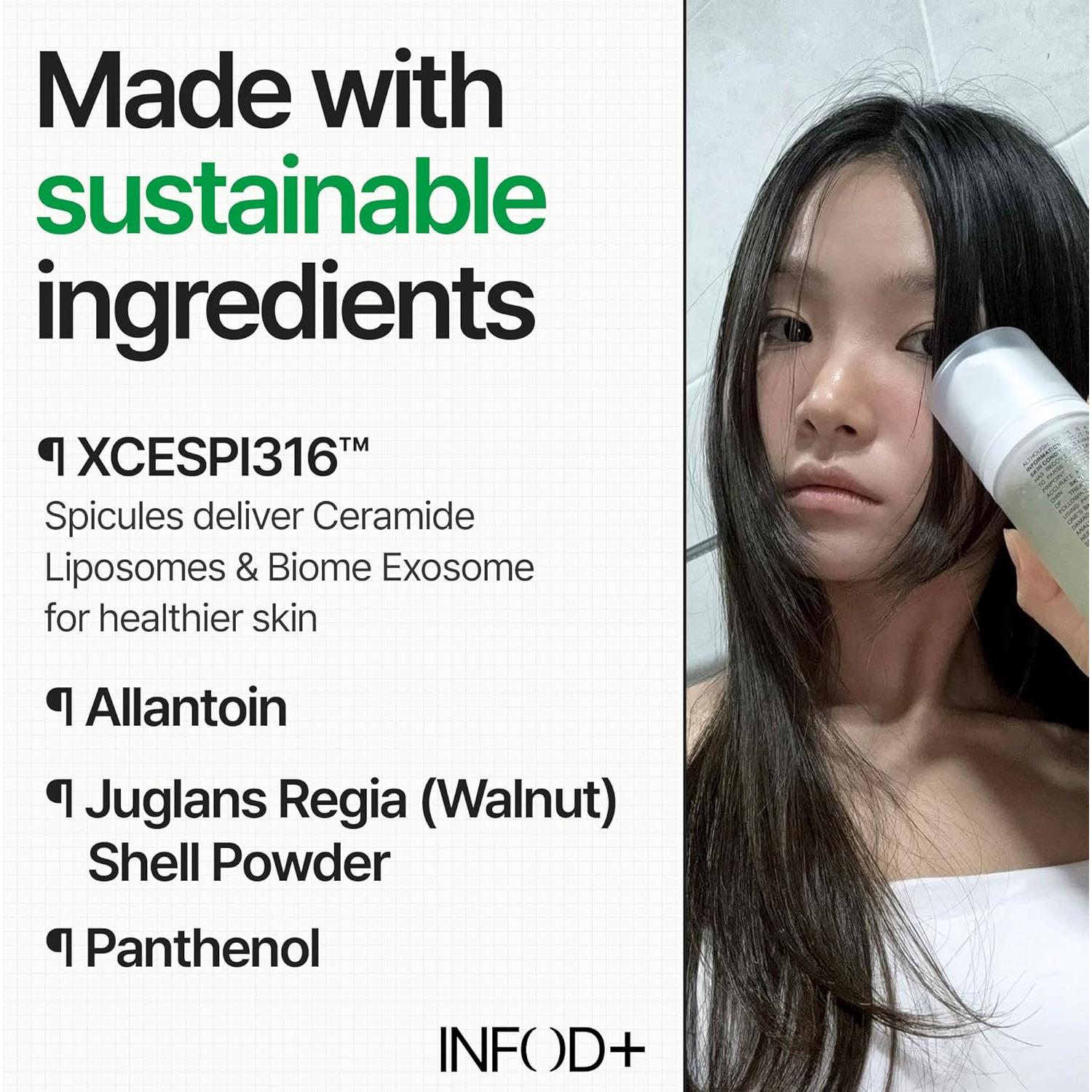 Gel Limpiador Facial Espumoso INFODPLUS XCESPI316 - Exosoma y Nuez