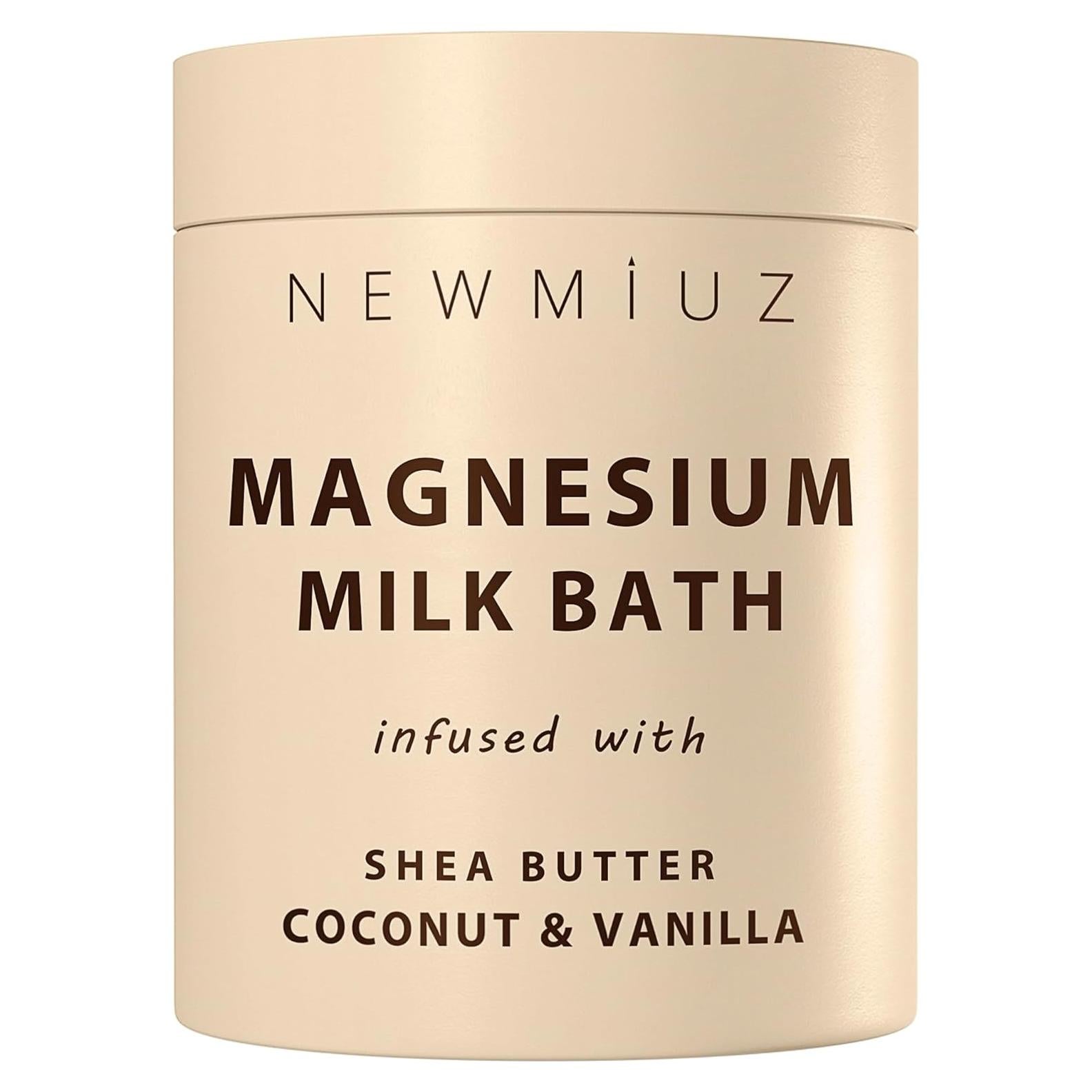 Leche de Baño de Magnesio 300g New Miuz Coco Vainilla Hidratante