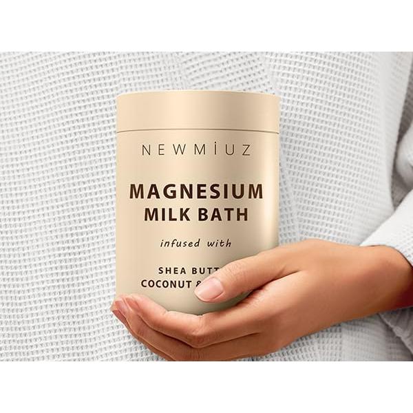 Leche de Baño de Magnesio 300g New Miuz Coco Vainilla Hidratante