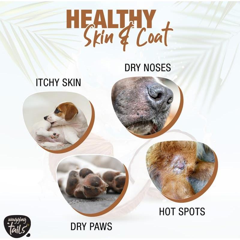 Aceite de Coco Virgen Wagging Tails 400ml para Mascotas