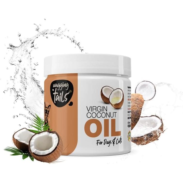 Aceite de Coco Virgen Wagging Tails 400ml para Mascotas