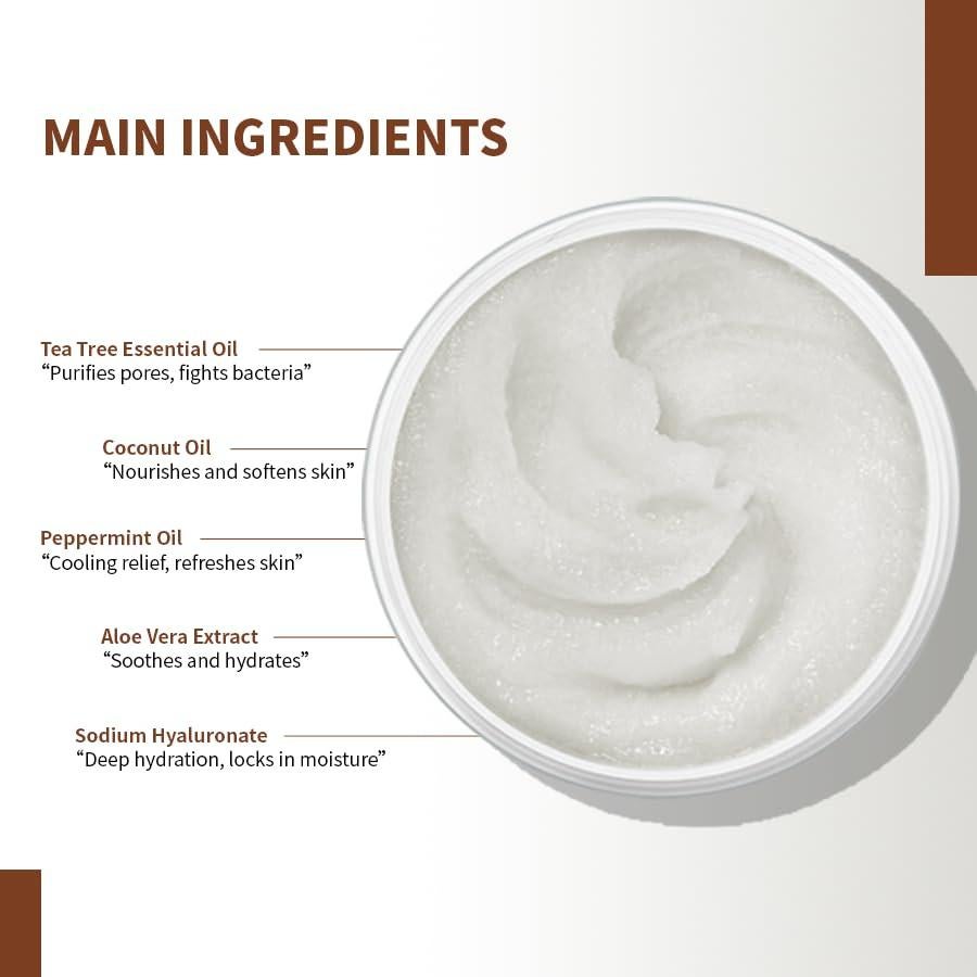 Exfoliante Corporal de Coco BodyLife 279.9 g - Hidratante y Nutritivo