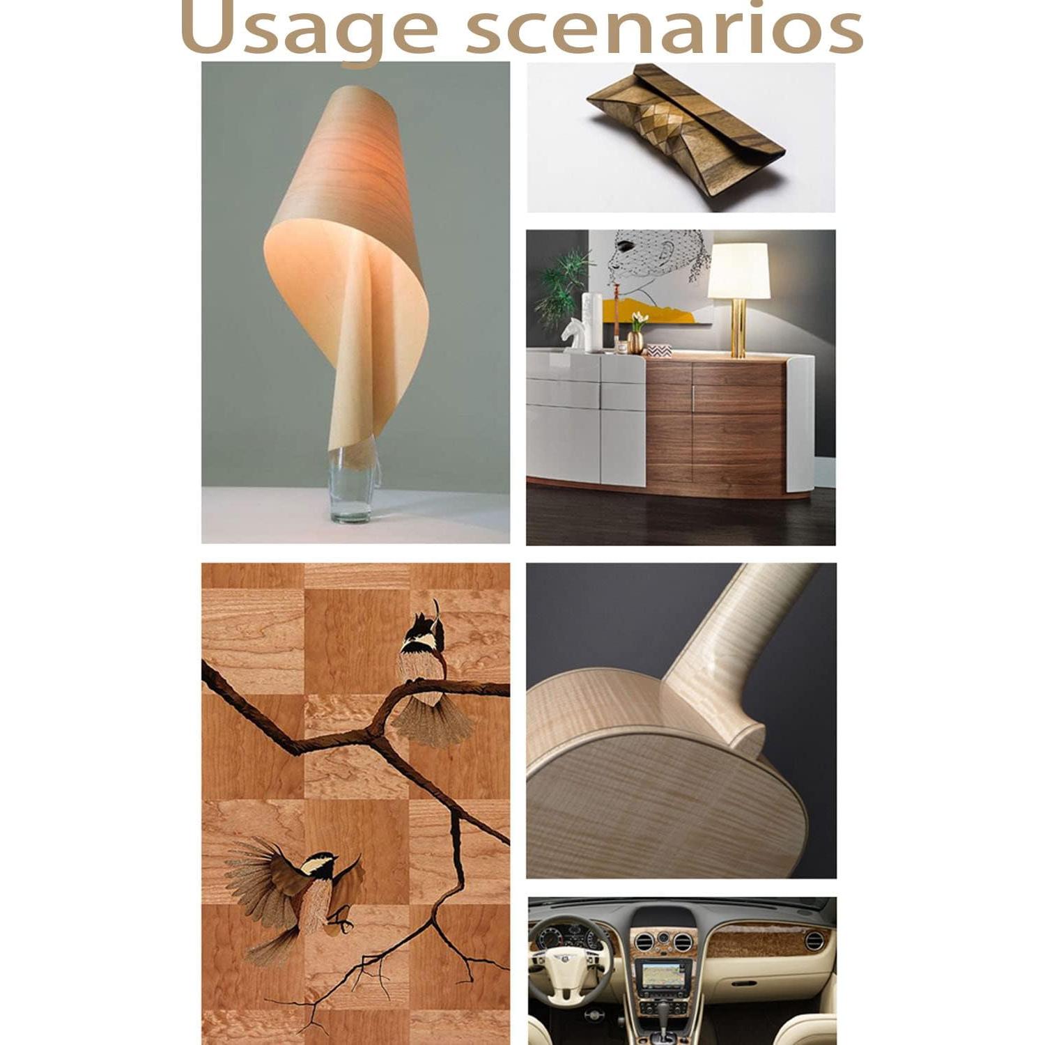 Chapa de Madera de Nogal Negro Natural 20x250 cm - Samlee