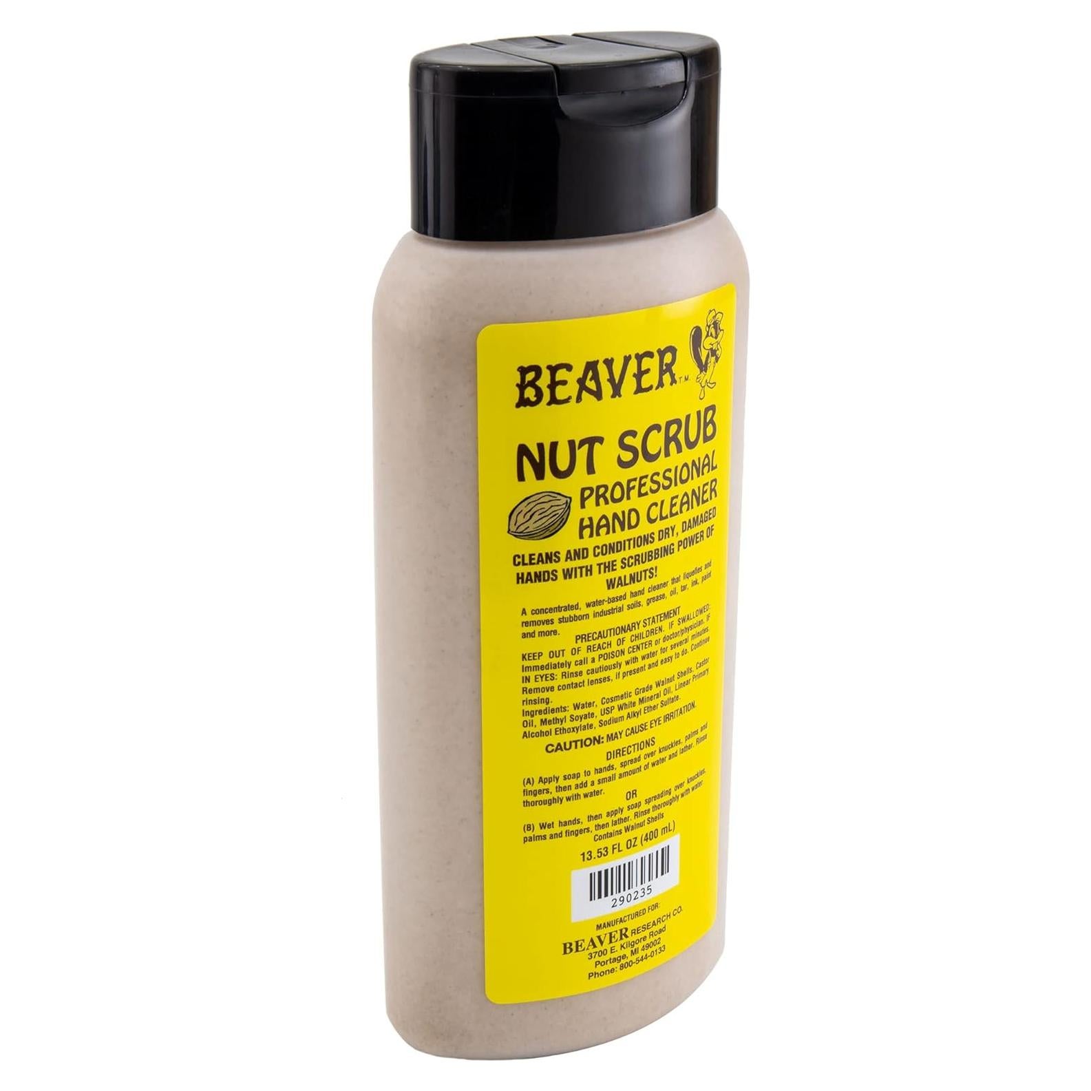 Limpiador de Manos RecPro Beaver Nut Scrub 400 mL - Paquete de 2