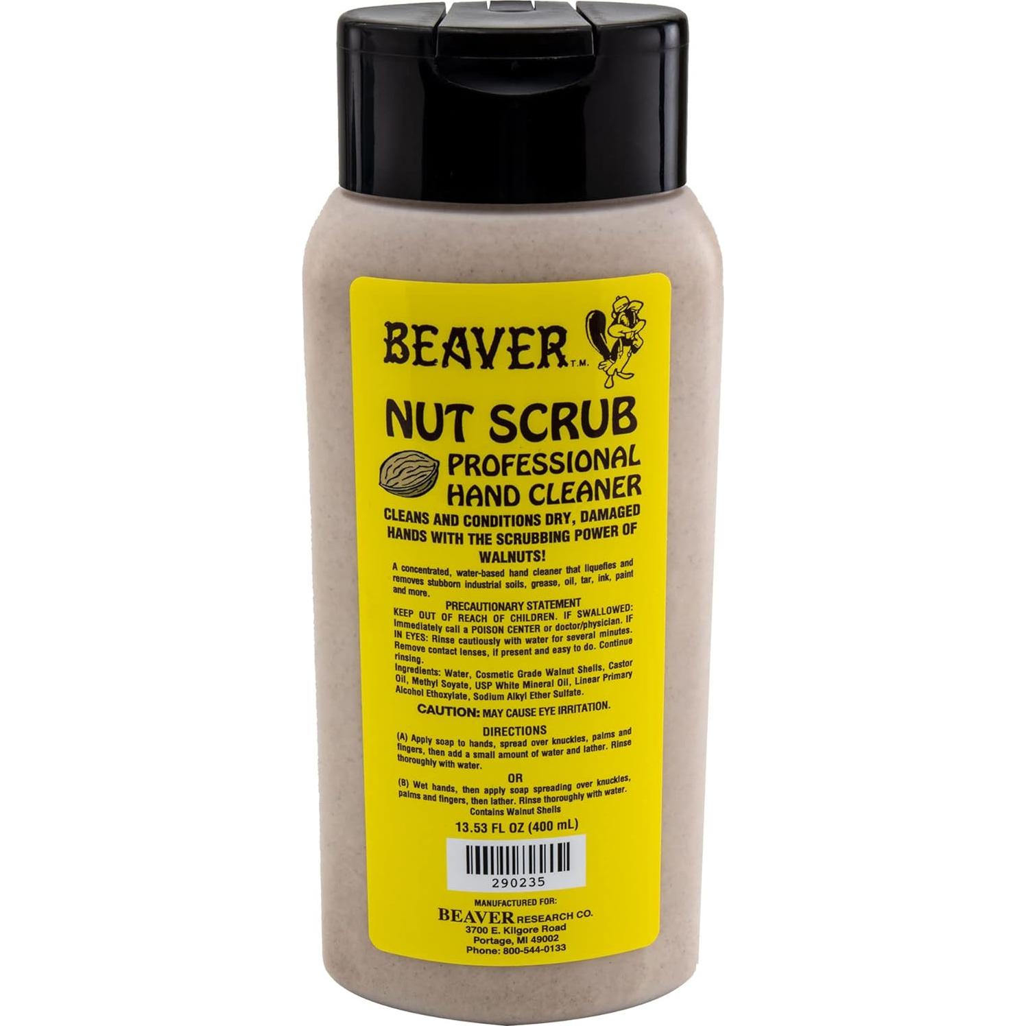 Limpiador de Manos RecPro Beaver Nut Scrub 400 mL - Paquete de 2
