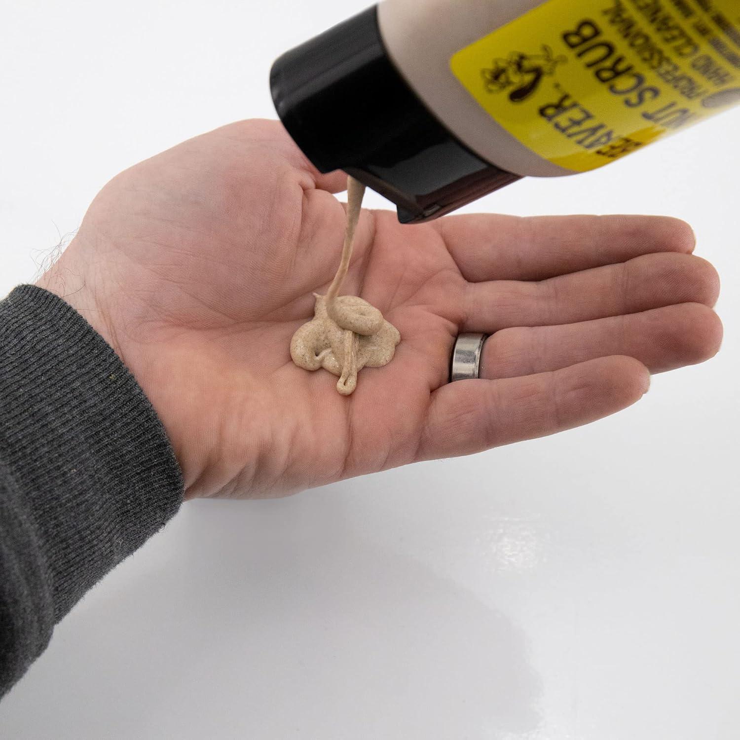 Limpiador de Manos RecPro Beaver Nut Scrub 400 mL - Paquete de 2