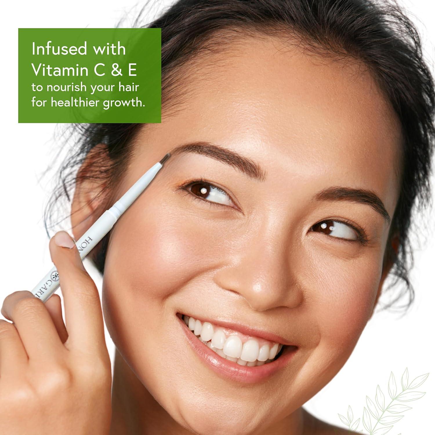 Lápiz de Cejas Honeybee Gardens Nogal 1.7mm Vegano Larga Duración