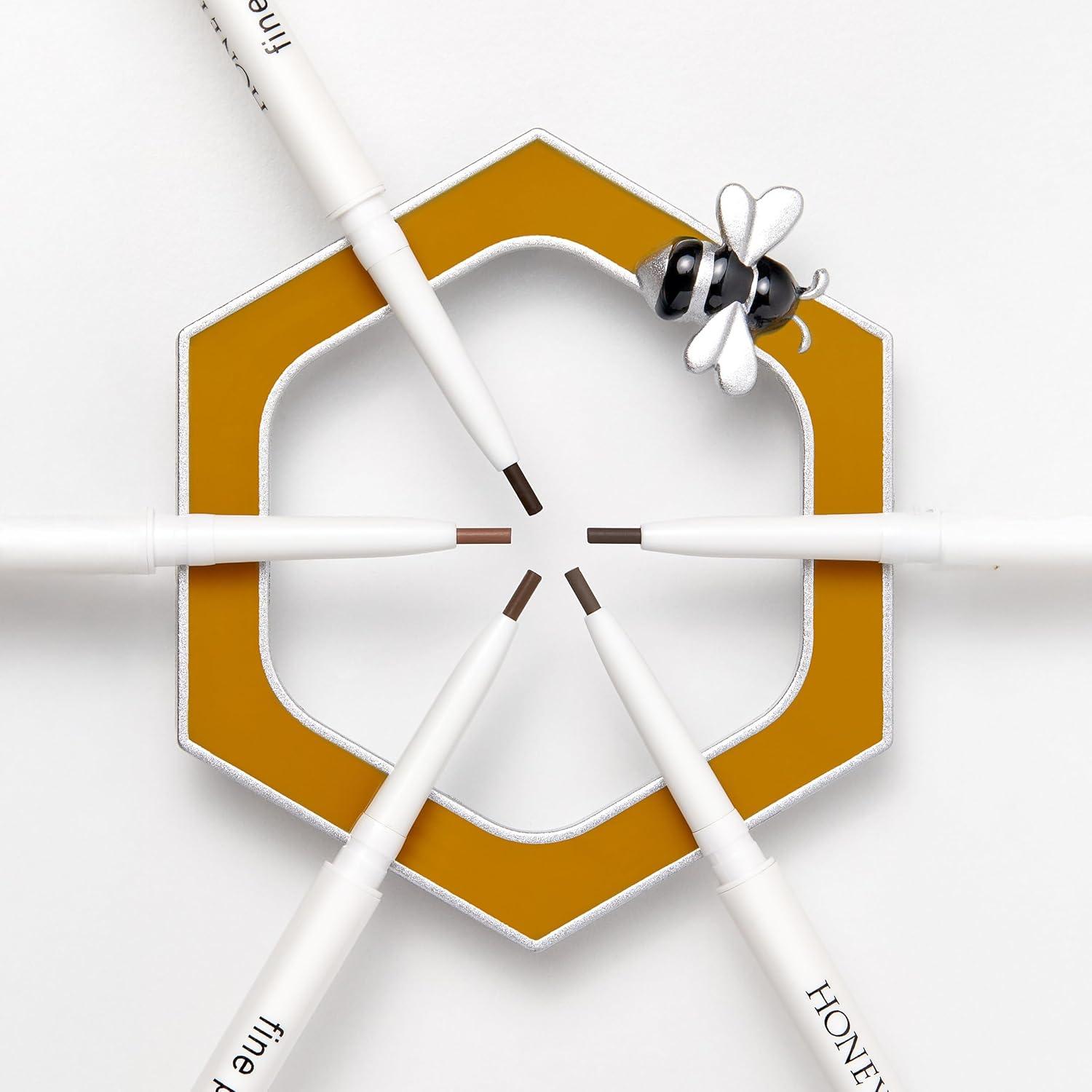 Lápiz de Cejas Honeybee Gardens Nogal 1.7mm Vegano Larga Duración