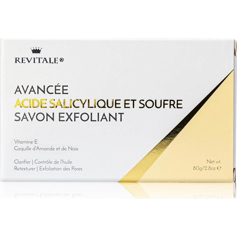 Jabón Exfoliante Avanzado Revitale 80g Ácido Salicílico Azufre