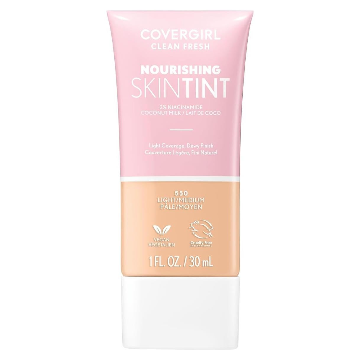 Base Líquida Hidratante Covergirl Clean Fresh 29.57 ml 550 Claro/Medio