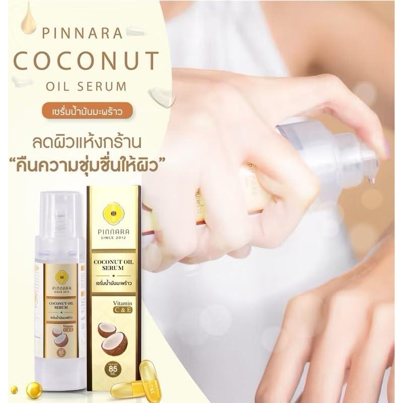 Suero de Aceite de Coco Pinnara 85 ml - Hidratante Piel y Cabello