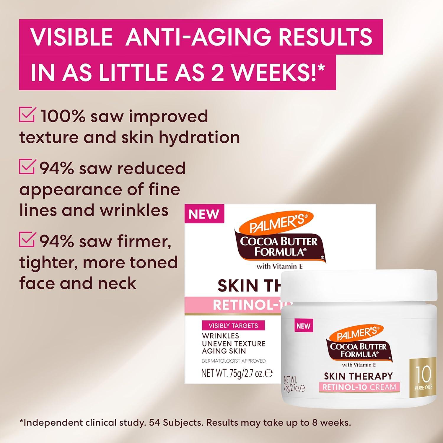 Crema Facial Palmer's Retinol-10 76.5 g Hidratante 48h