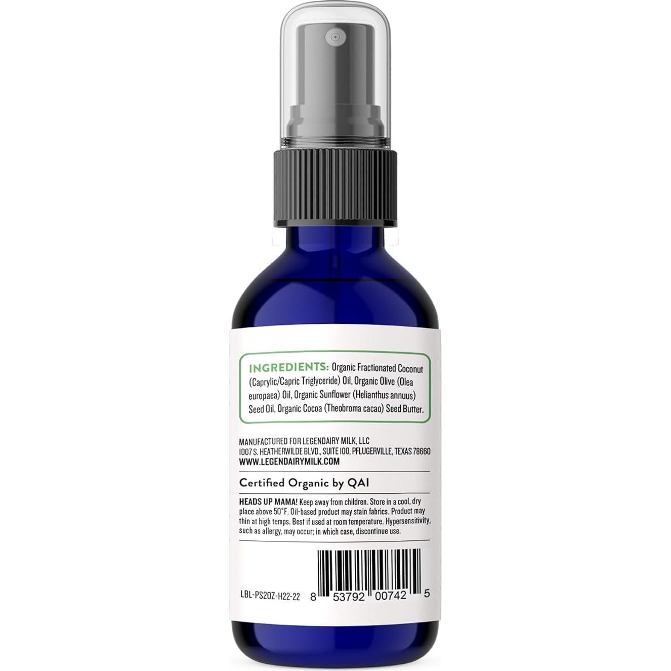 Spray para Sacar Leche Legendairy Milk 113 ml Orgánico Vegano