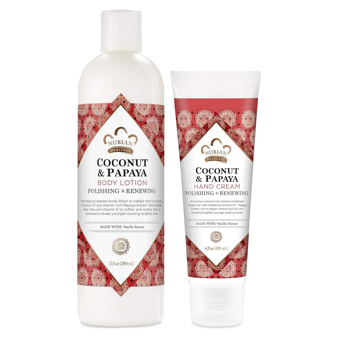 Hidratante Nubian Heritage Coco y Papaya 2 Piezas 482g