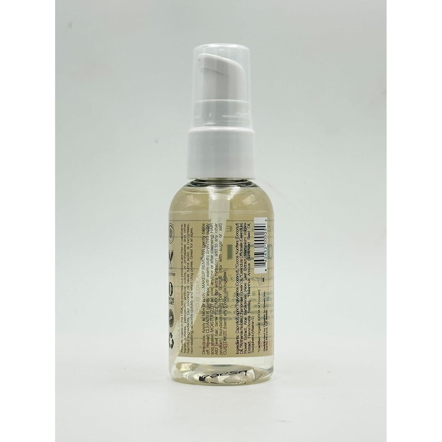 Aceite Facial Hidratante Orgánico a Verde 53 ml Vainilla Manzanilla